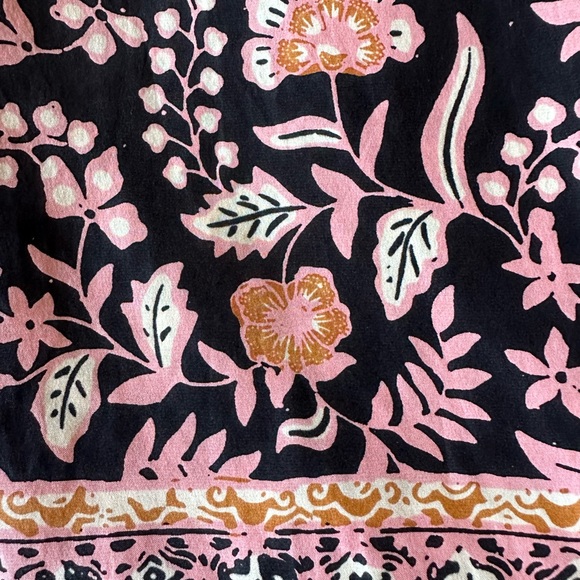 Natalie Martin Marin Dress with Sash in Sweet Autumn Black size L EUC - Picture 12 of 14